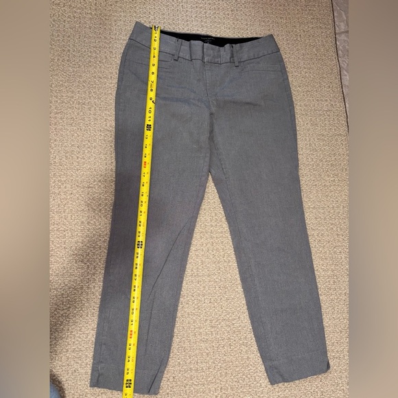 Banana Republic Gray Straight-Leg Pants Size 10 - Picture 9 of 11